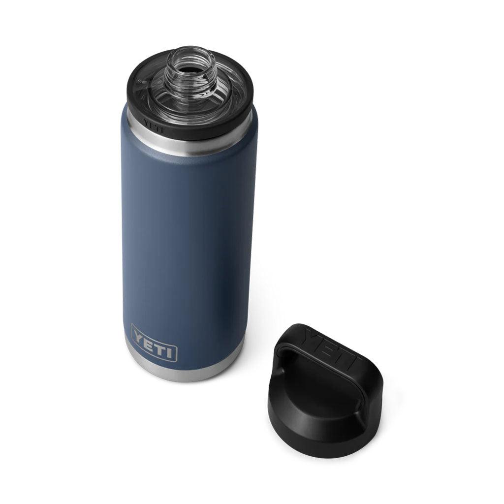 Yeti Rambler Bottle with Chug Cap - 26oz (760mL) navy detail 1