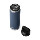 Yeti Rambler Bottle with Chug Cap - 26oz (760mL) navy detail 1