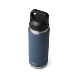 Yeti Rambler Bottle with Chug Cap - 26oz (760mL) navy detail 2