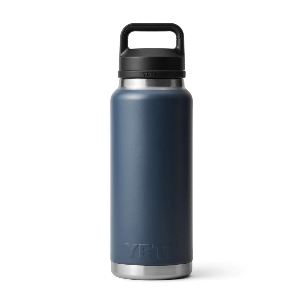 Yeti Rambler Bottle with Chug Cap - 36oz (1065ml) navy detail 3