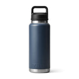 Yeti Rambler Bottle with Chug Cap - 36oz (1065ml) navy detail 3