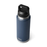 Yeti Rambler Bottle with Chug Cap - 36oz (1065ml) navy detail 2
