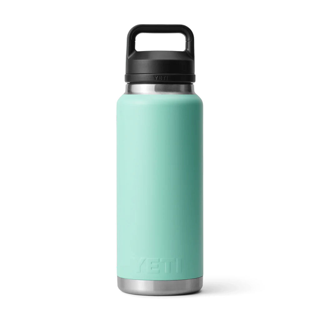 Yeti Rambler Bottle with Chug Cap - 36oz (1065ml) seafoam detail 3
