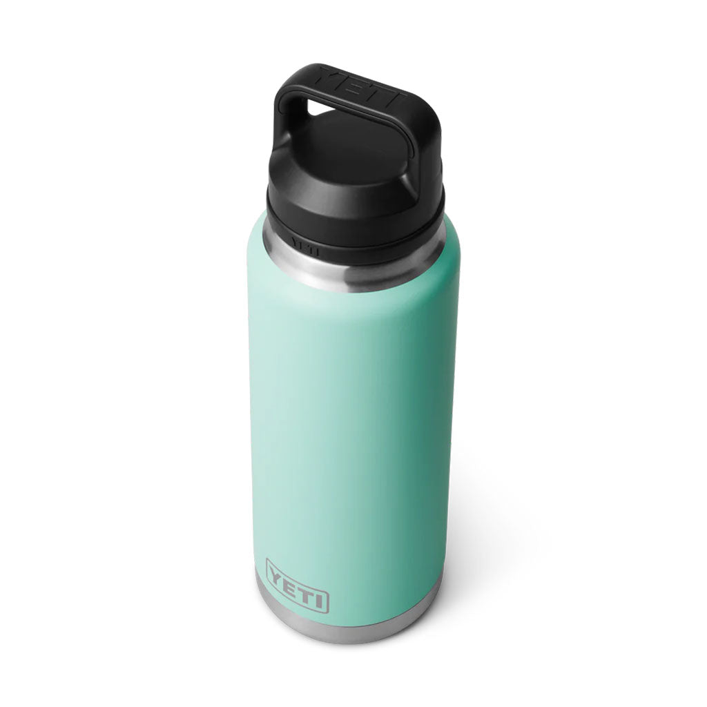 Yeti Rambler Bottle with Chug Cap - 36oz (1065ml) seafoam detail 2