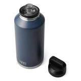 Yeti Rambler Bottle with Chug Cap - 64oz (1.89L) navy detail 1