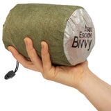 Survive Outdoors Longer Escape Bivvy With Hood Green Details 1