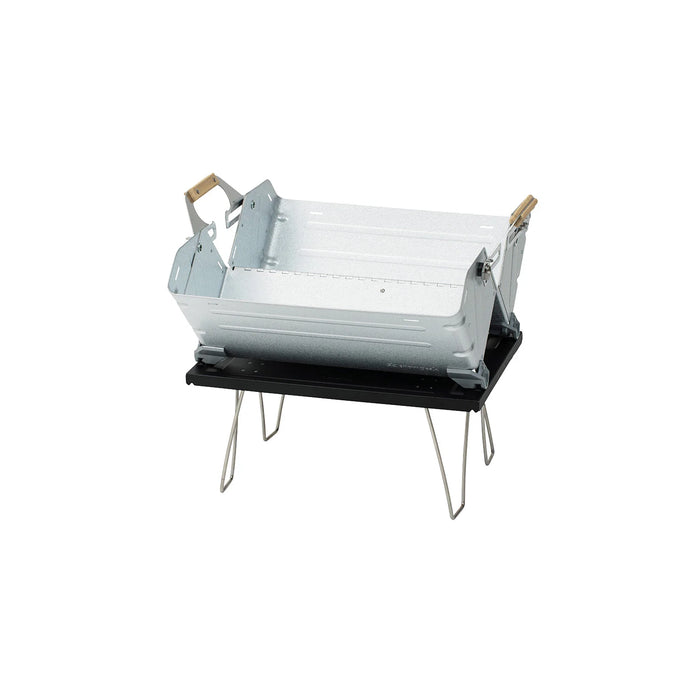Snow Peak Stacking Shelf Container Lid Rack - Black — view 10