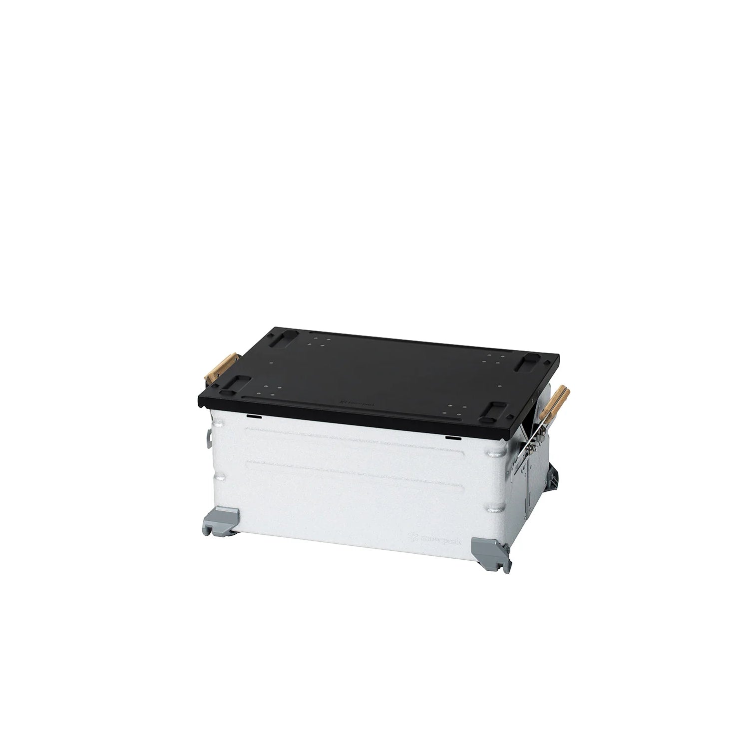 Snow Peak Stacking Shelf Container Lid Rack - Black — view 7