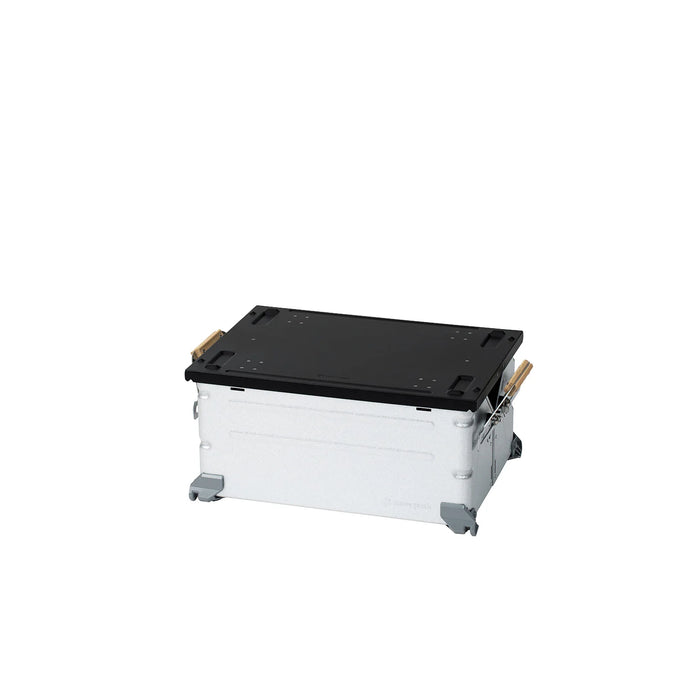 Snow Peak Stacking Shelf Container Lid Rack - Black — view 7