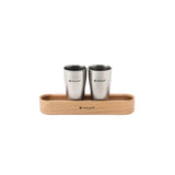 Snow Peak Titanium Shot Glass Duo