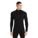 Icebreaker Men's Merino 260 Tech Long Sleeve Half Zip - Black Detail 1