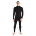 Icebreaker Men's Merino 260 Tech Long Sleeve Half Zip - Black Detail 3