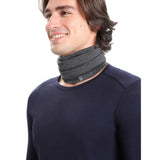 Icebreaker Adult Flexi Chute jet heather detail 1