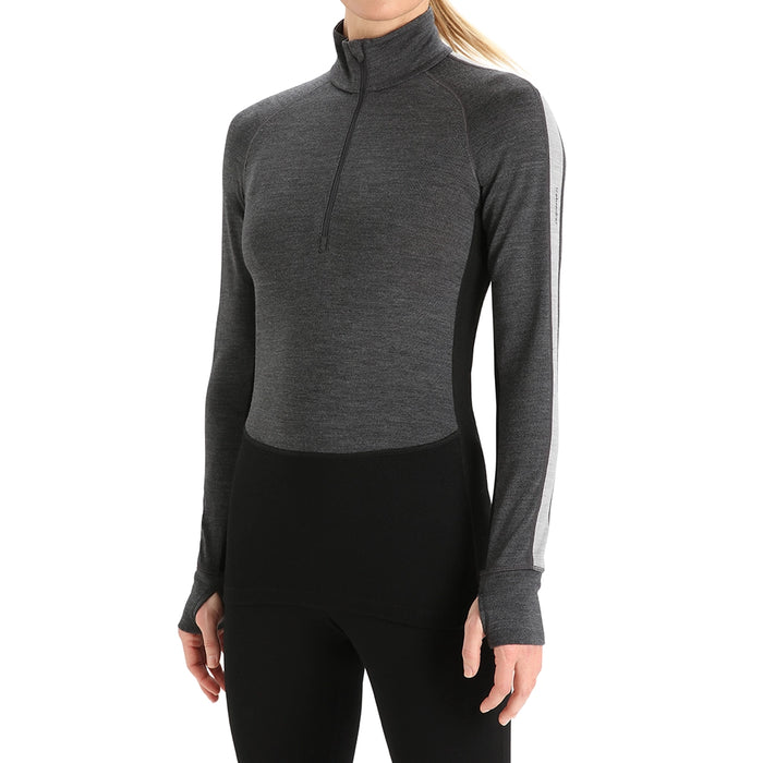 Icebreaker Women's 260 ZoneKnit Long Sleeve Half Zip - Details 1