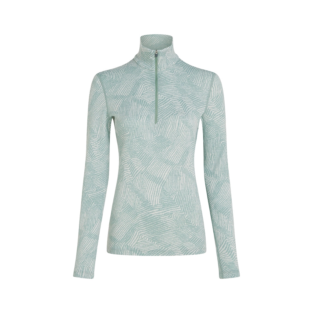 Icebreaker Women's Merino 260 Vertex Long Sleeve Half Zip Frozen