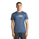 Icebreaker Men's Merino 150 Tech Lite Short Sleeve Tee Pure Altitude - Dawn — view 4