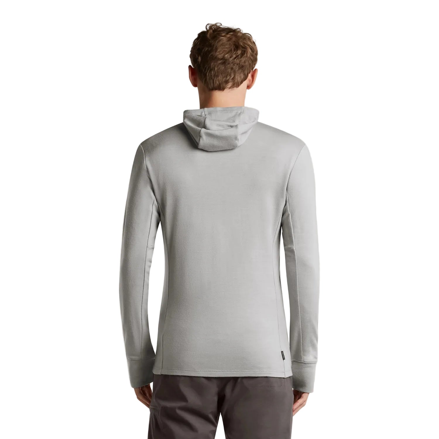 Icebreaker Men's Merino 260 Quantum Long Sleeve Zip Hoodie - Proto Grey — view 3
