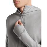 Icebreaker Men's Merino 260 Quantum Long Sleeve Zip Hoodie - Proto Grey — view 5