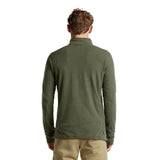 Icebreaker Men's Merino 400 RealFleece Peaksland Long Sleeve Half Zip - Dark Loden — view 3