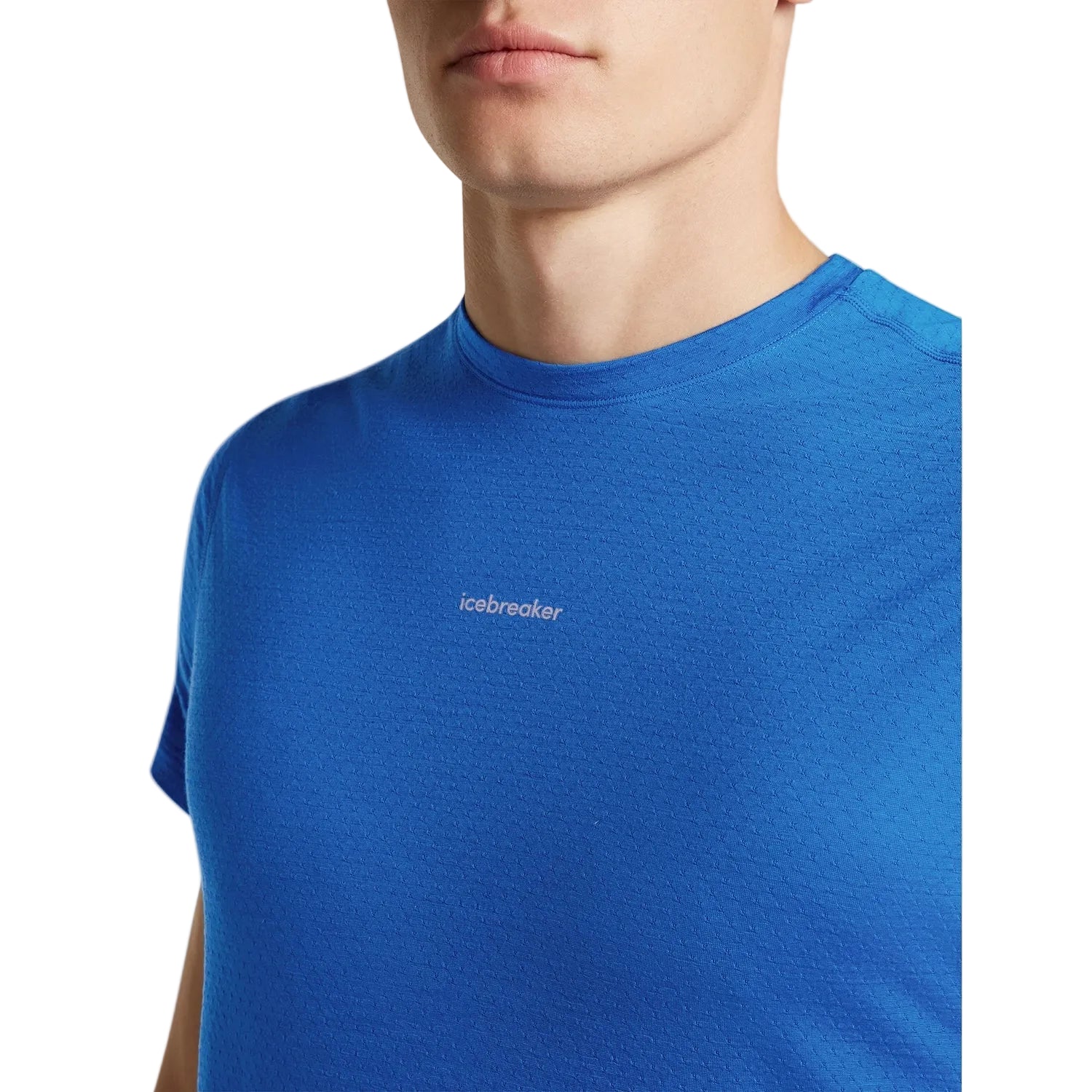 Icebreaker Men's Merino Blend 125 Cool-Lite Speed Short Sleeve Tee - Lazurite — view 4