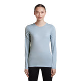 Icebreaker Women's 200 Oasis Long Sleeve Crewe - Zinc Blue — view 2