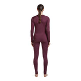 Icebreaker Women's 200 Oasis Long Sleeve Crewe - Dark Berry — view 6