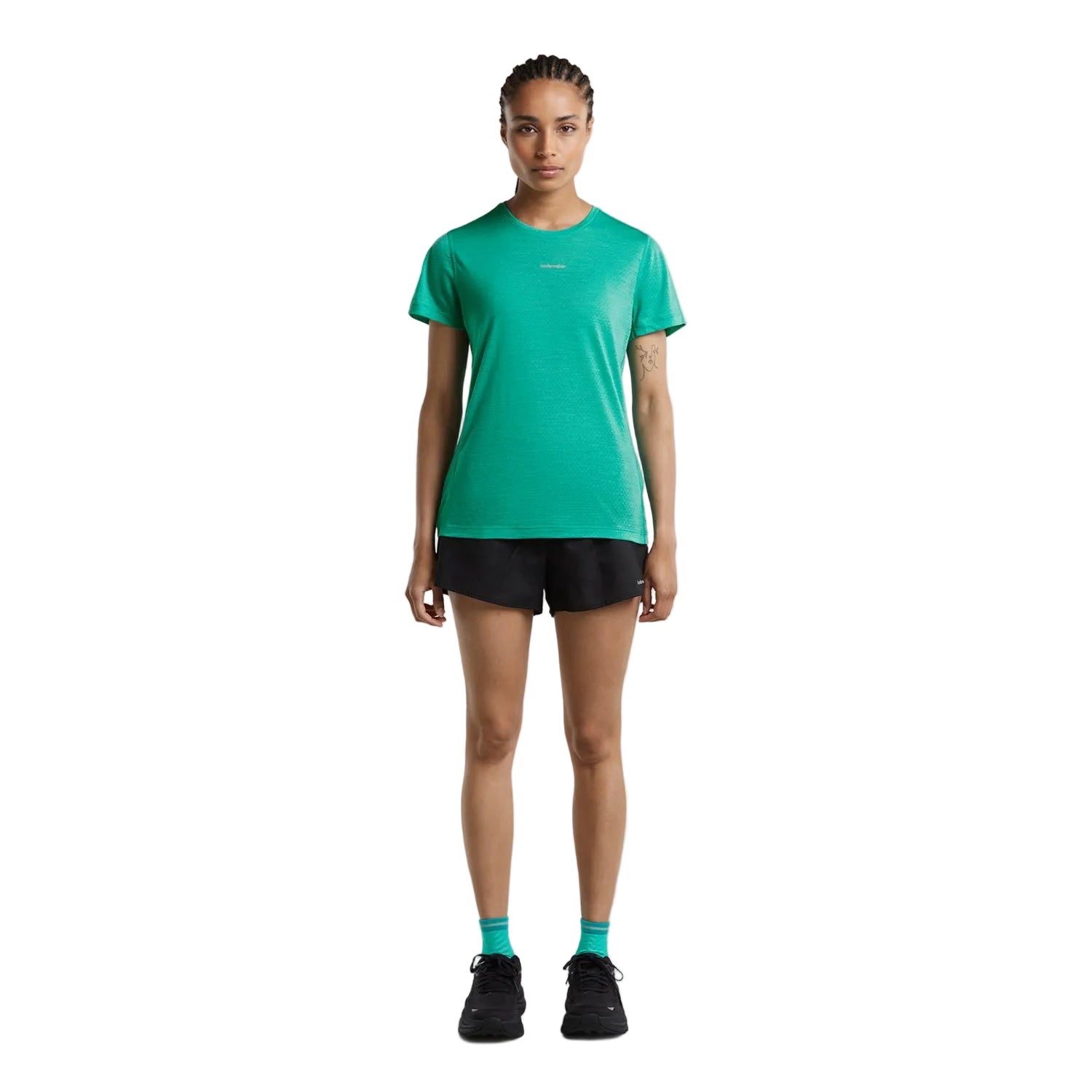 Icebreaker Women's Merino Blend 125 Cool-Lite Speed Short Sleeve Tee - Fresh — view 5