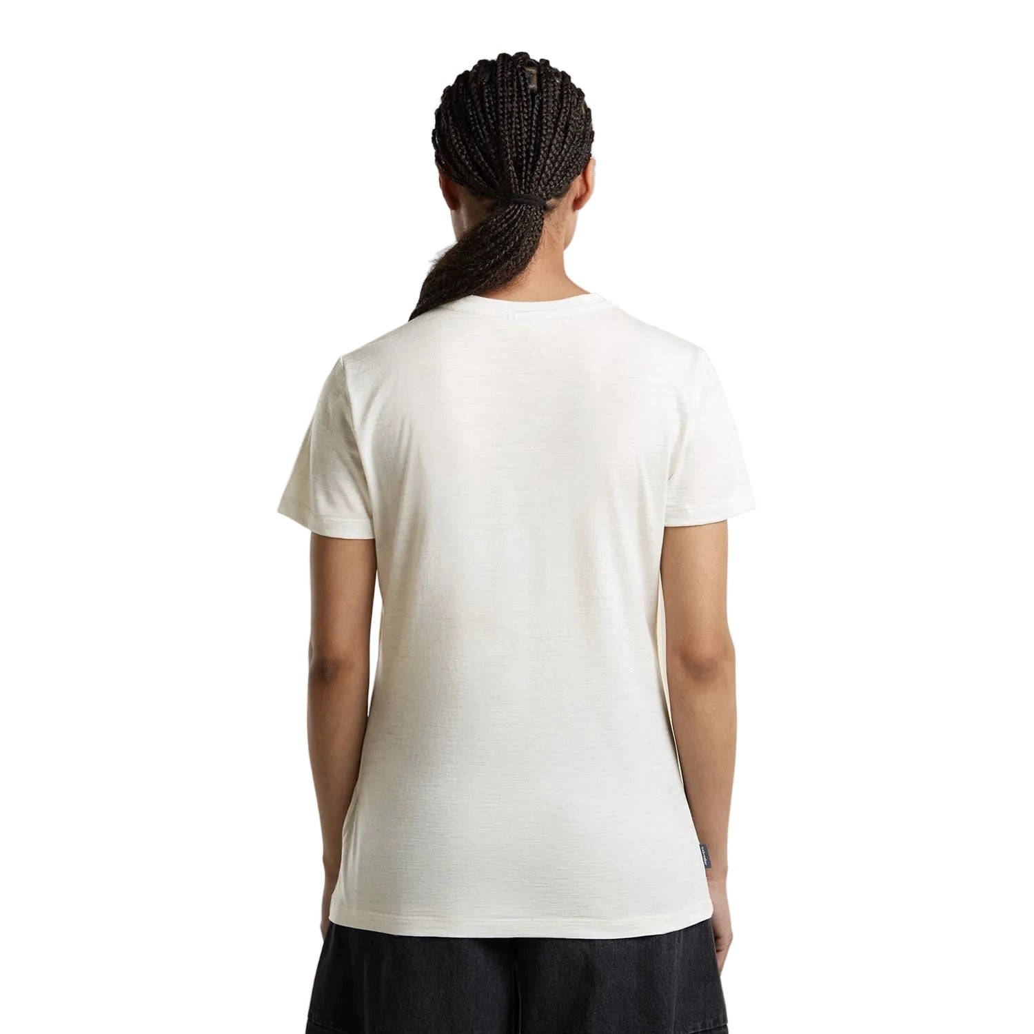 Icebreaker Women's Merino 150 Tech Lite Short Sleeve Tee Sparkling Stars - Ecru Heather — view 3