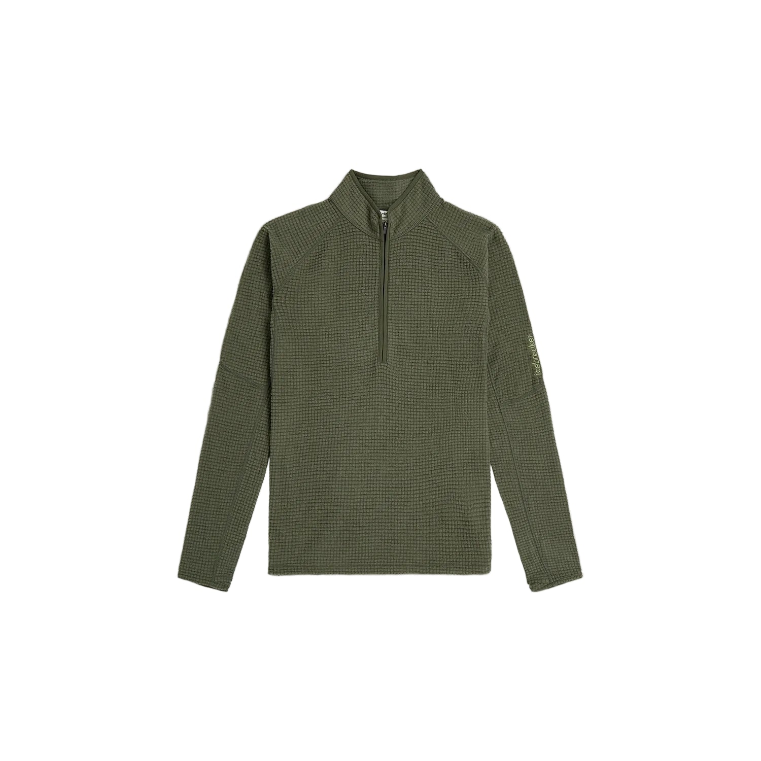 Icebreaker Men's Merino 400 RealFleece Peaksland Long Sleeve Half Zip - Dark Loden