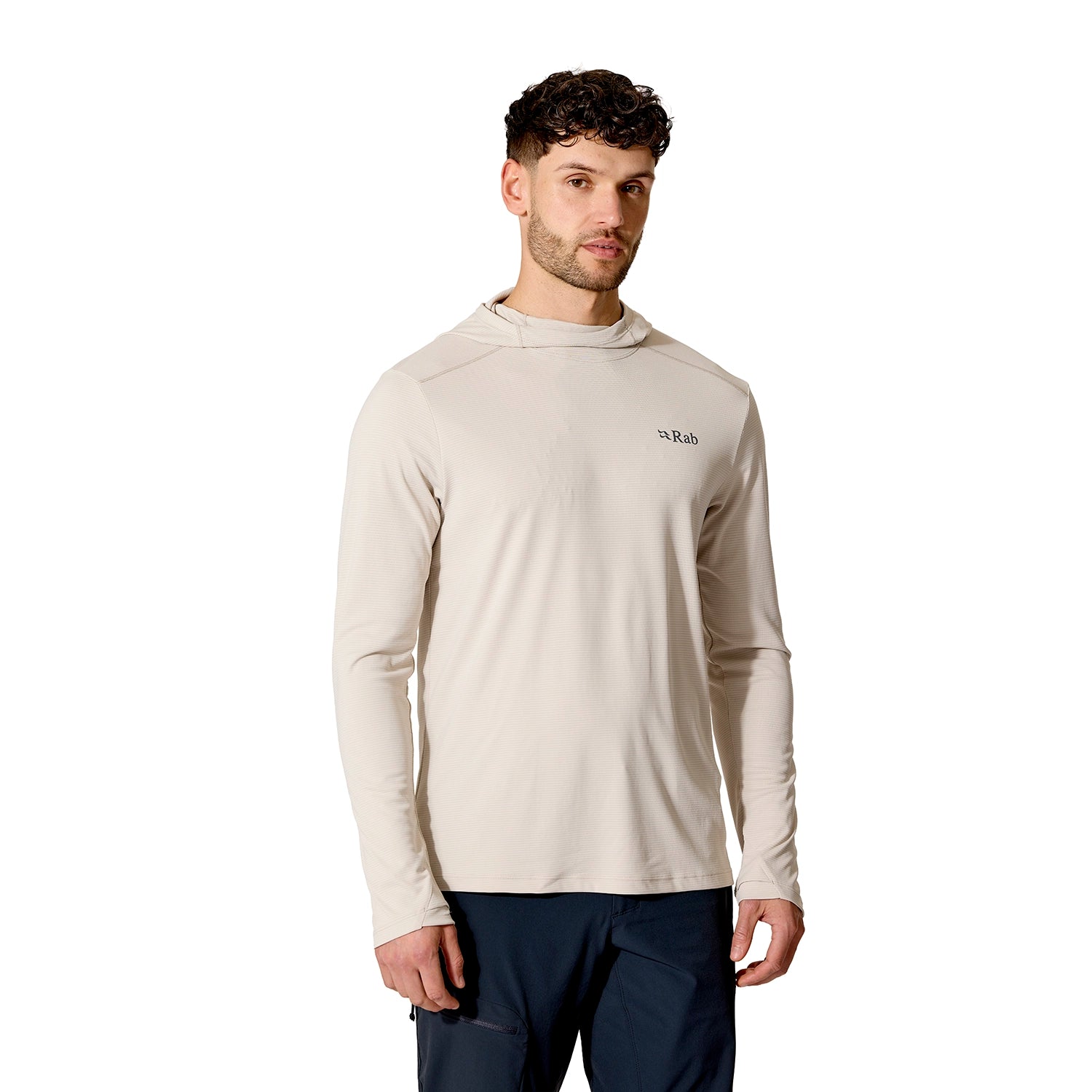 Rab Men's Force Hoody - Pebble — view 5