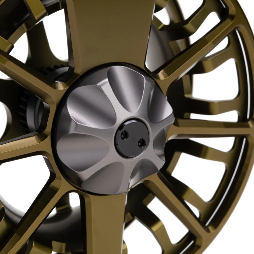 Lamson Guru S Reel olive detail 2