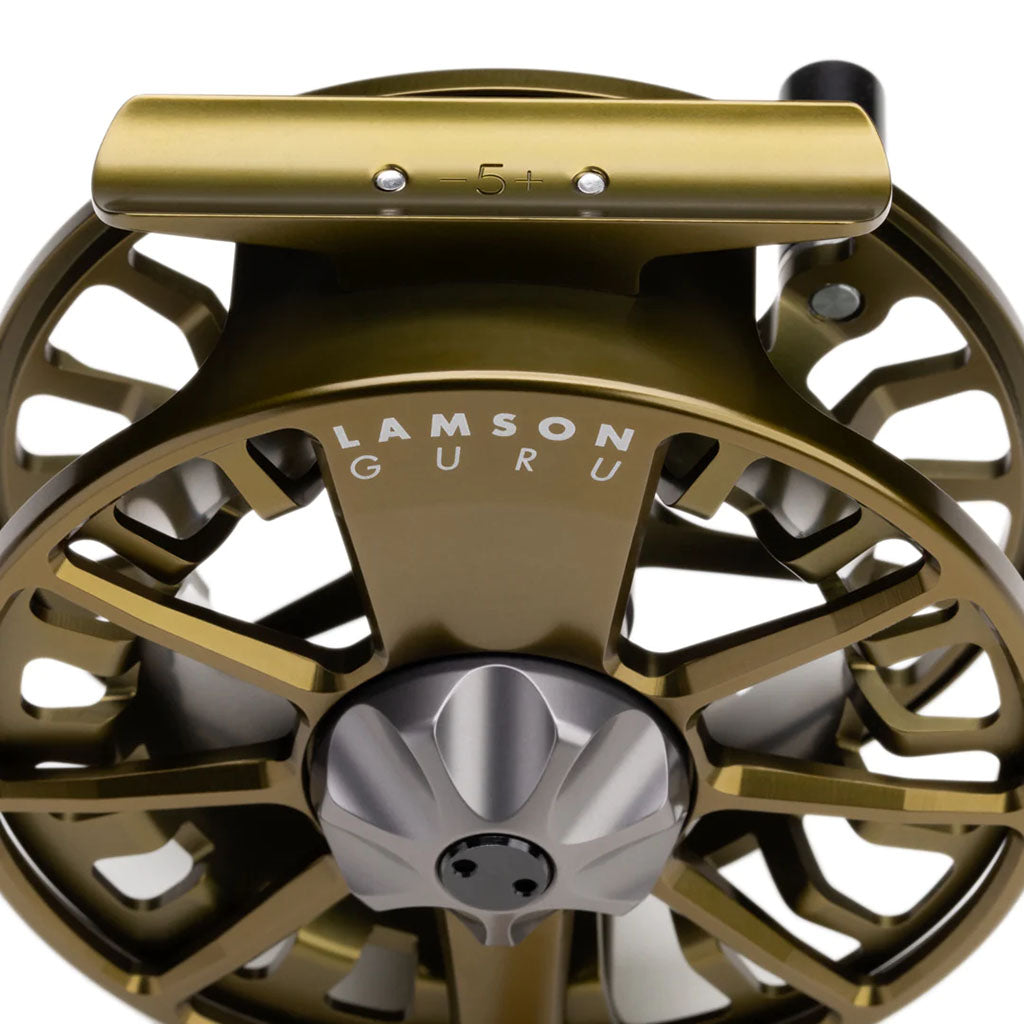 Lamson Guru S Reel olive detail 3