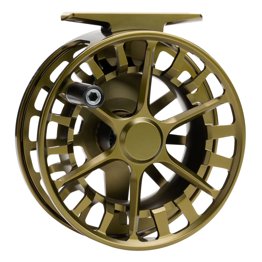 Lamson Guru S Reel olive detail 1