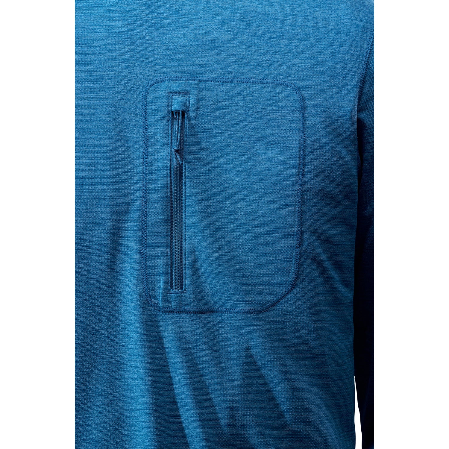 Patagonia Men's Cap Cool Sun Hoody - Aquatic Blue / Light Aquatic Blue X-Dye — view 4