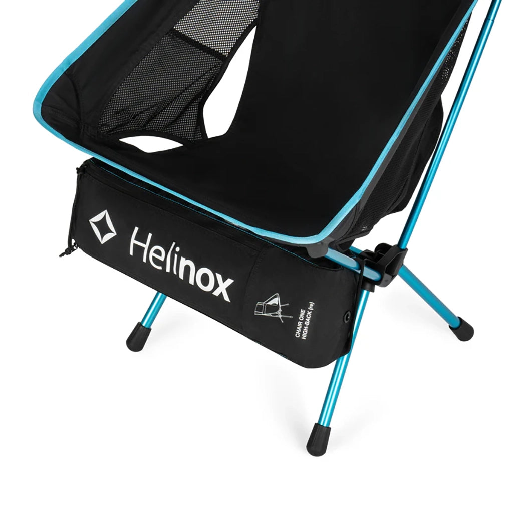 Helinox Chair One Highback (re) - Black Blue Frame Details 6