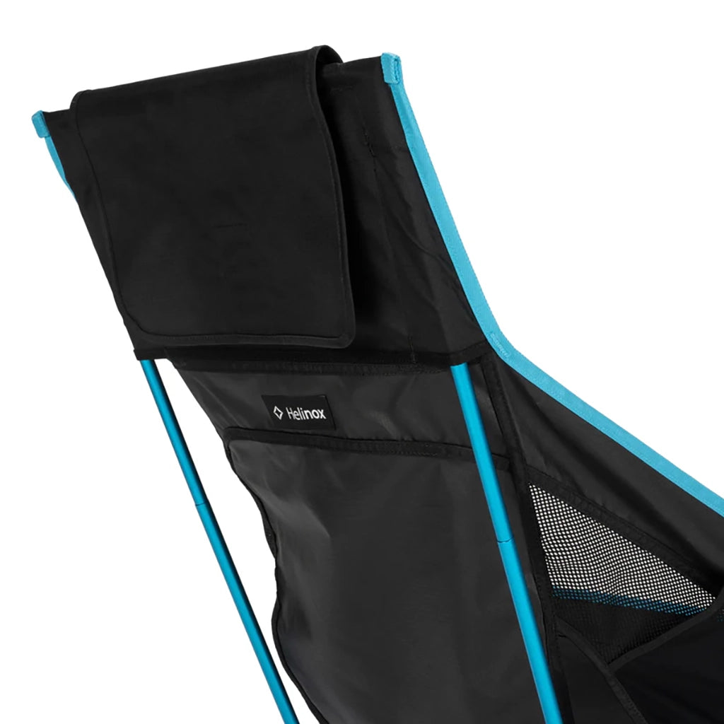 Helinox Chair One Highback (re) - Black Blue Frame Details 3