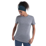 Icebreaker Women's Merino 125 Cool-Lite Sphere Tee - Metro Heather