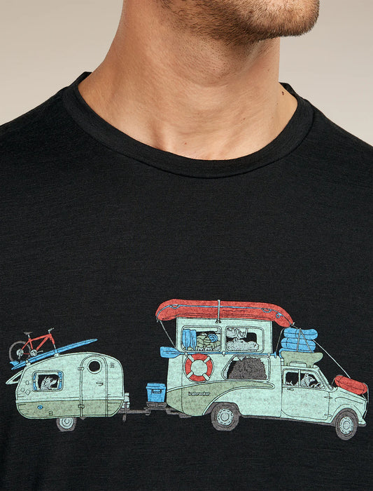 Icebreaker Men's Merino 150 Tech Lite Tee - Transportage — view 4