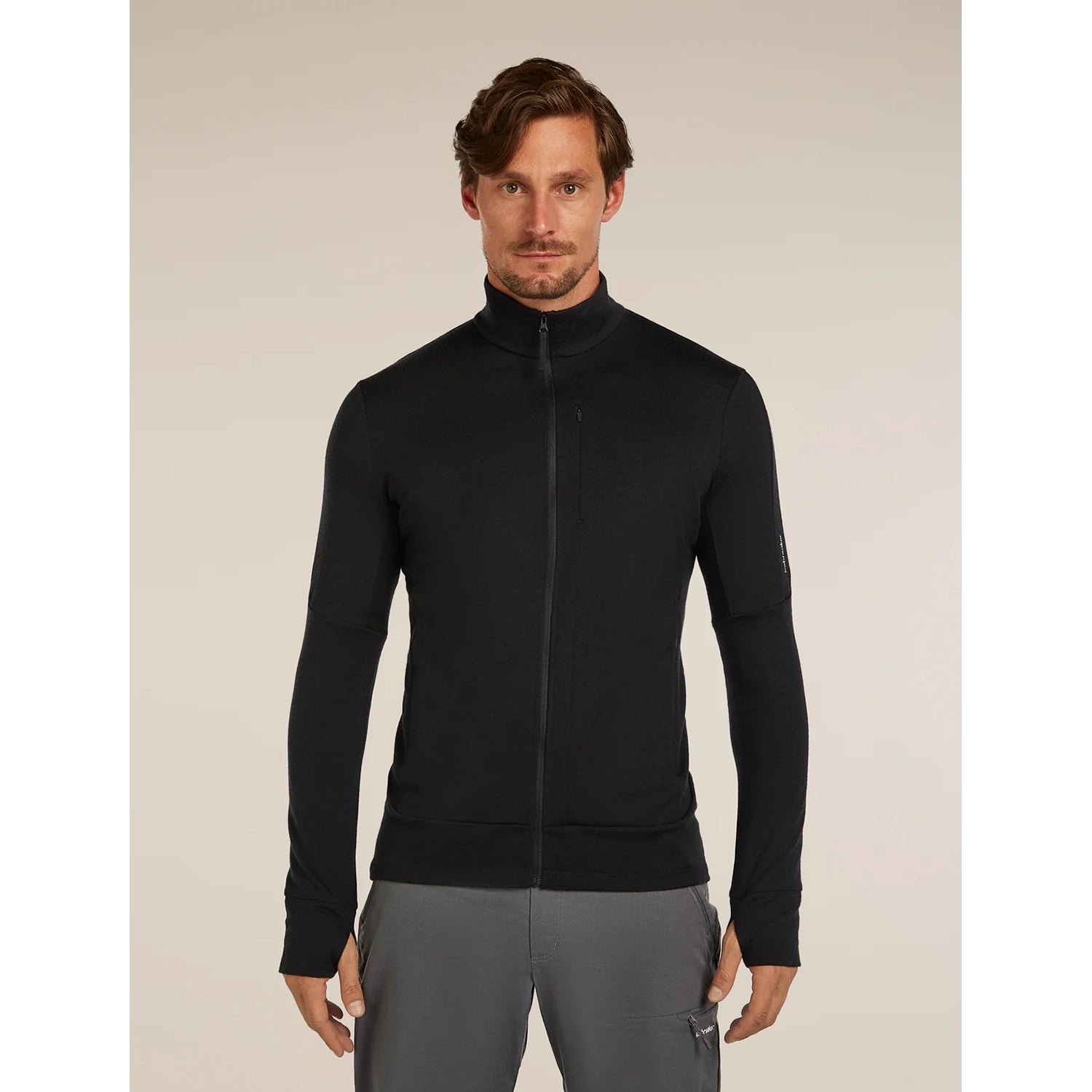 Icebreaker Men's Merino 260 Quantum Long Sleeve Zip Jacket — view 2