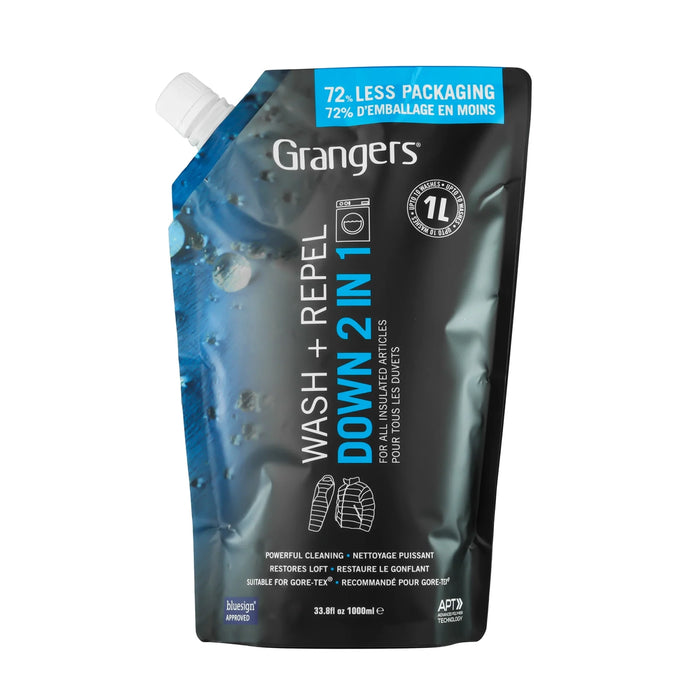 Grangers Wash + Repel Clothing 2 in 1 - 1L Pouch