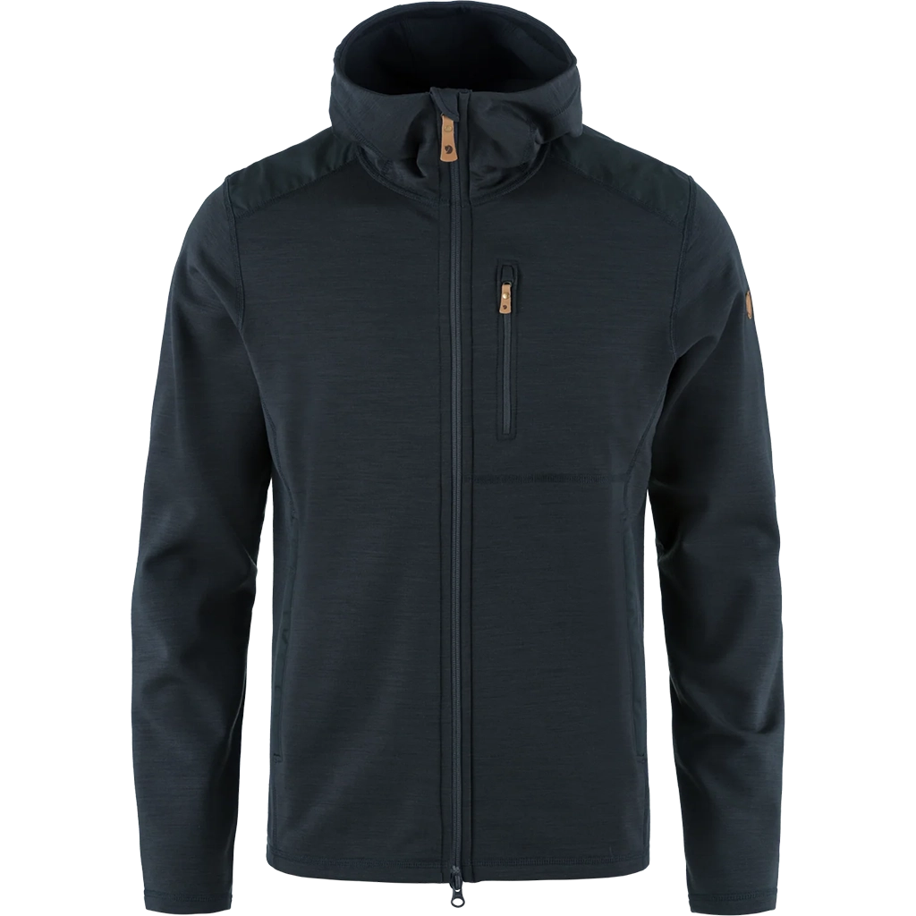 Fjallraven Men's Keb Fleece Hoodie Dark Navy