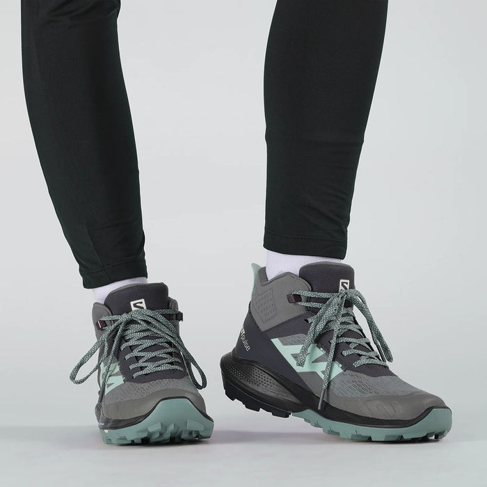 Salomon Women's OUTpulse Mid Gore-Tex Hiking Boots ebony/quiet shade model