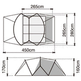 Snow Peak Land Nest Dome Tent Tarp Set - Medium — view 16
