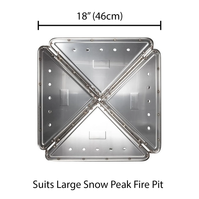 Snow Peak Iron Grill Plate Black