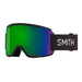 Smith Squad Snow Goggle black sun green mirror lens hero