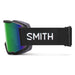 Smith Squad Snow Goggle black sun green mirror lens left