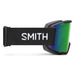 Smith Squad Snow Goggle black sun green mirror lens right