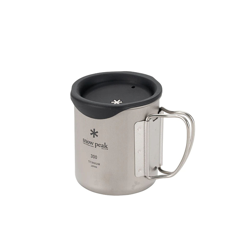 Snow Peak 300mL Silicone Lid titanium single wall