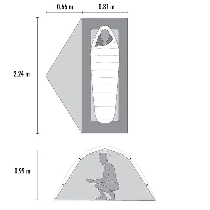 MSR Hubba Hubba LT 1 Person Tent