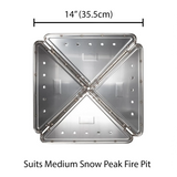 Snow Peak Pack & Carry Fireplace Grill Pro (Medium) — view 12
